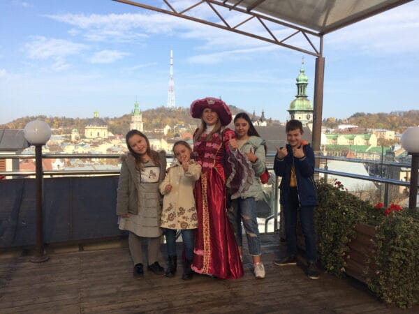 екскурсія дахами Львова для дітей